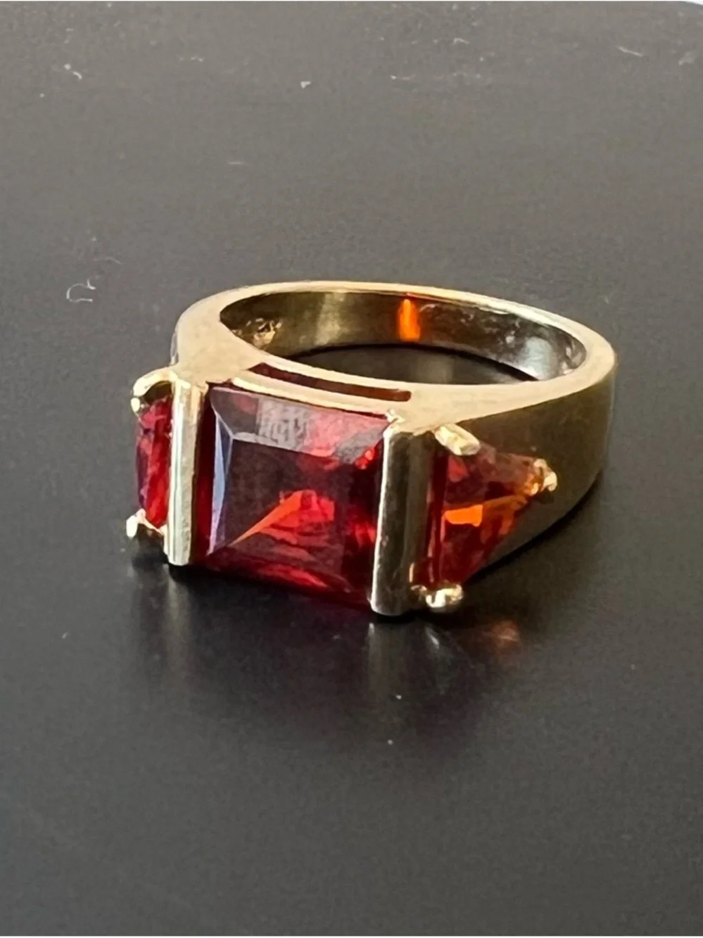 CZ S925 Cocktail Ring Size 7.5